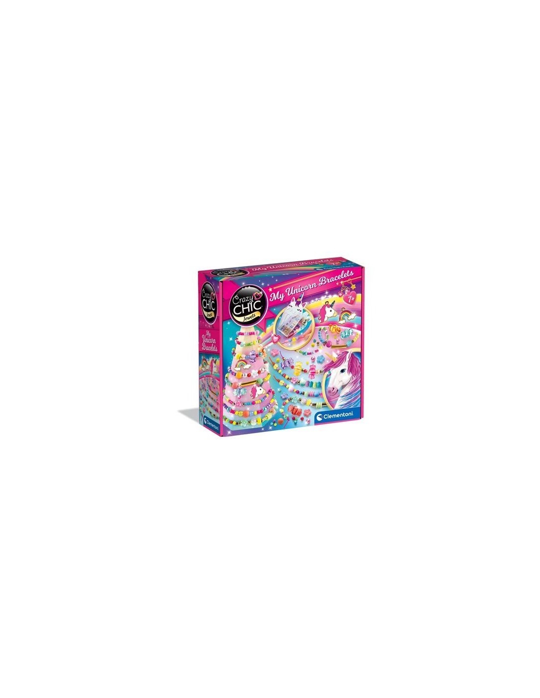 Crazy Chic – Kit Braccialetti Unicorno e Arcobaleno per Bambini +7 Anni