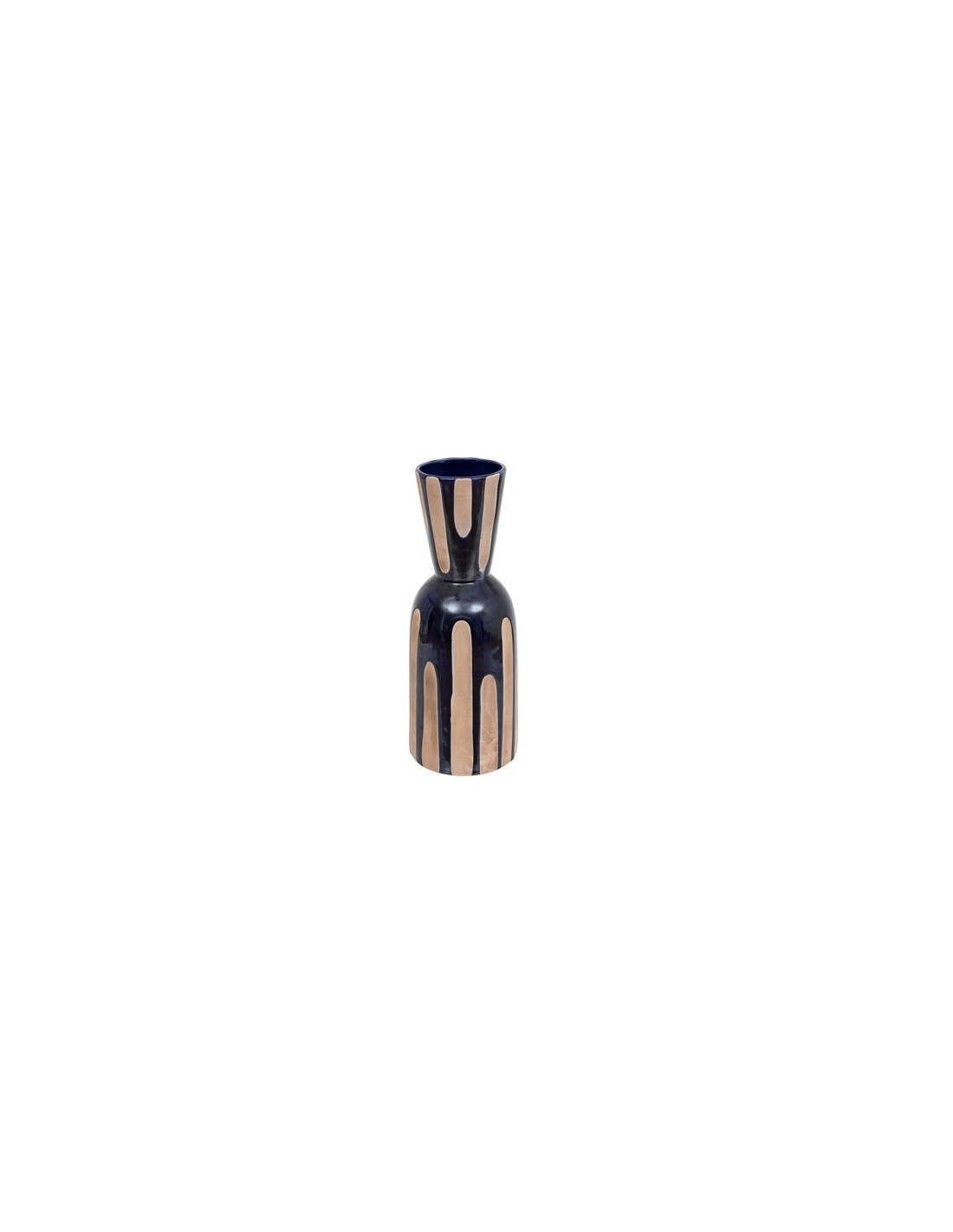 VASO 198228 CASA AZUL 14,5X40CM TERRACOTTA