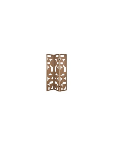 Paravento pieghevole "Hernan" Marrone 170 cm