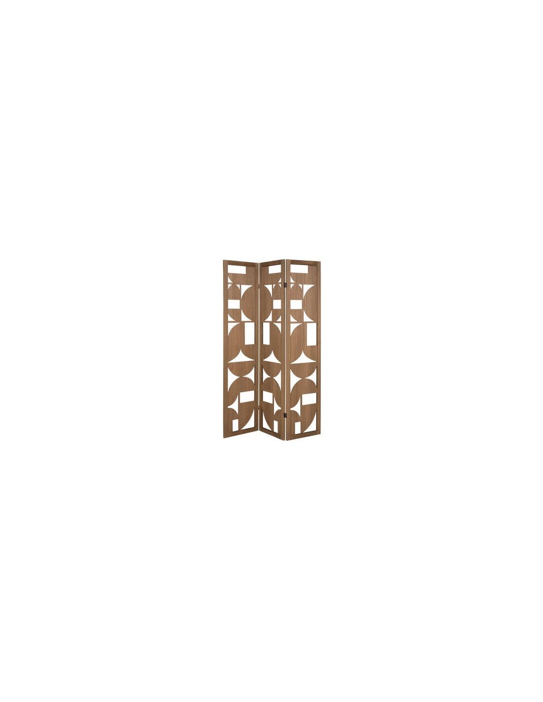 Paravento pieghevole "Hernan" Marrone 170 cm