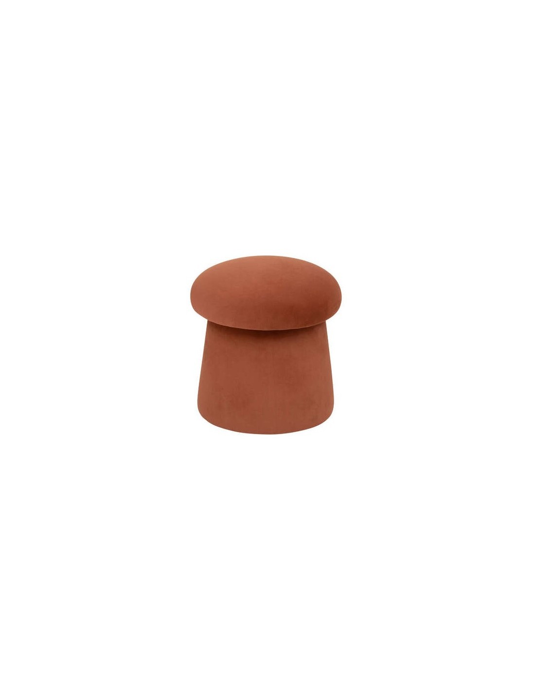 POUF 202219B NOA VELLUTO TERRACOTTA 37X40CM