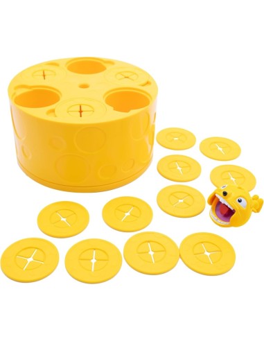 Rocco Giocattoli Peperito Topino Mangiadito, gioco da tavolo per bambini, gioco divertente per bimbi