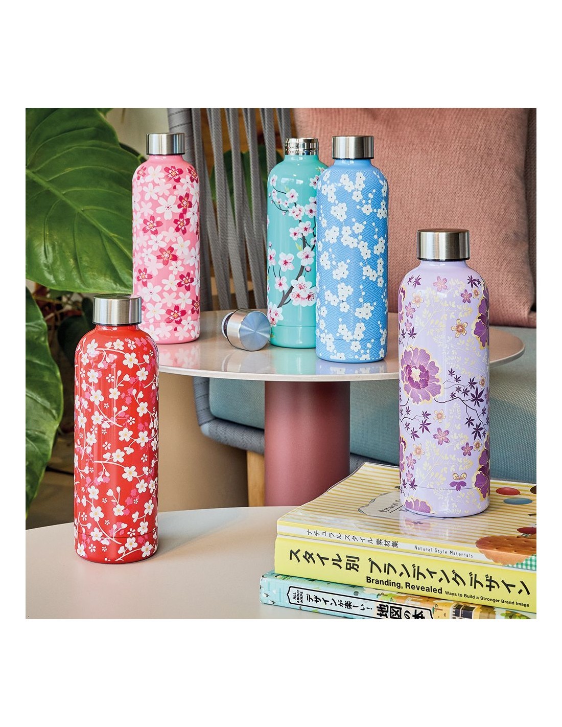 BOTTIGLIA TERMICA INOX 500CC VIOLA JAPAN COLLECTION