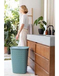 PORTABIANCHERIA VERDE DA 56LT 34X44X60CM