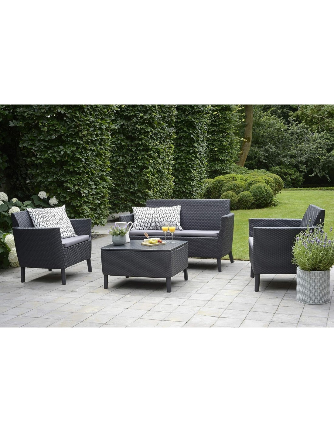 SALOTTO SALEMO LOUNGE GRAFITE