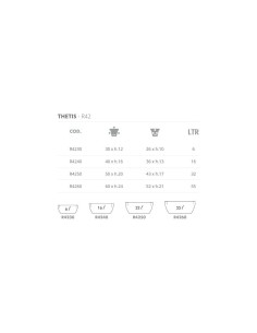 THETIS VASO ELEGANCE 30CM AVANA