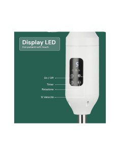 Ventilatore a Piantana Doppia Esposizione, Ø 40 cm, 12 Velocità, Timer, Telecomando, Altezza Regolabile, 40W, Bianco 2