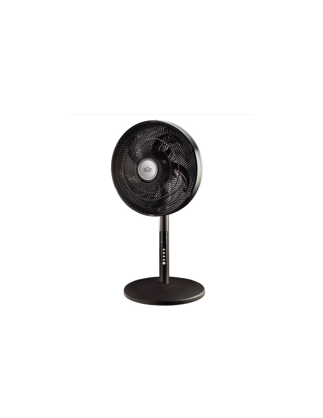 Ventilatore a Piantana DCG VE1910TT, Ø 40 cm, con Luce, 4 Velocità, Telecomando, Altezza 135 cm, Silenzioso, Potente
