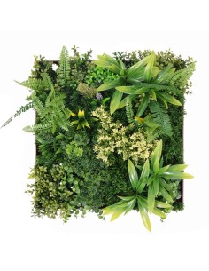 QUADRO PIANTE ARTIFICIALI 50X50 JUNGLE