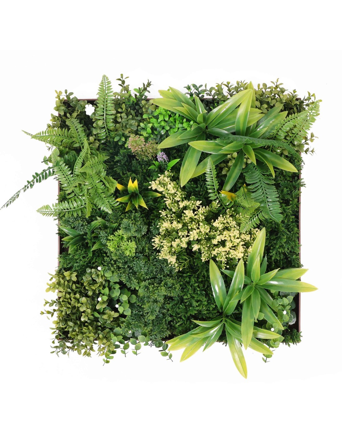 QUADRO PIANTE ARTIFICIALI 50X50 JUNGLE