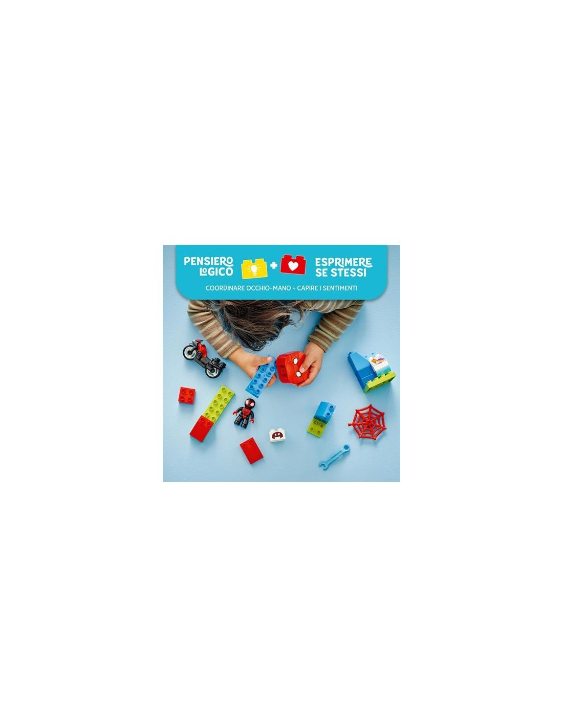 DUPLO 10424 AVVENTURA IN MOTO DI SPIN