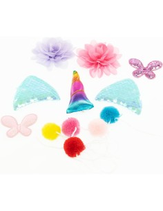Magic Unicorn Cerchietti Fai da Te, Kit Creazione Headband, Nice Group