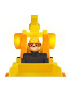 Rubble & Crew, Veicolo Deluxe Bulldozer di Rubble con Luci, Suoni e Personaggio, Giocattolo per Bambini 3+ Anni 2