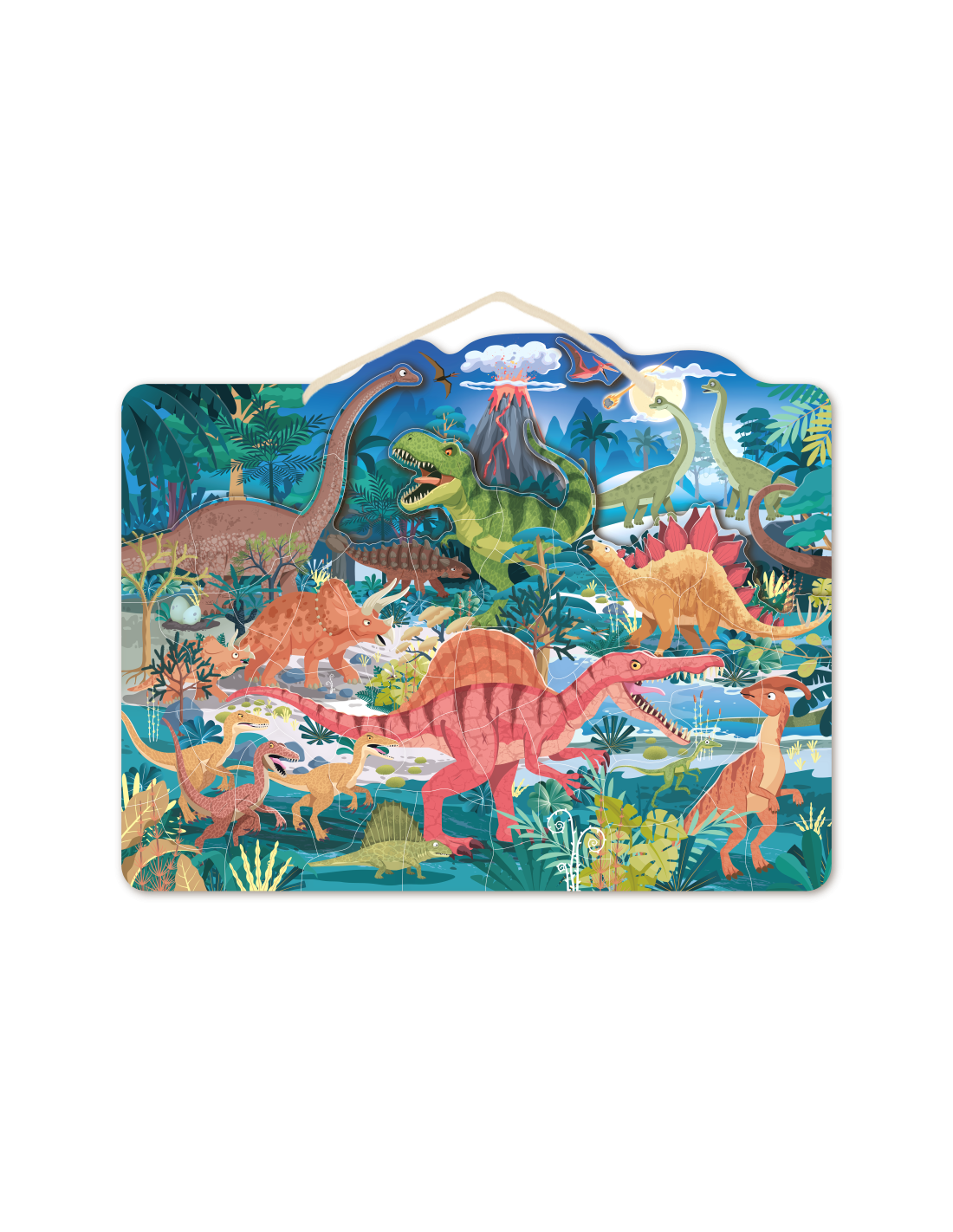 SPEEDY MONKEY SPD6004 PUZZLE MAGNETICO DINOSAURI