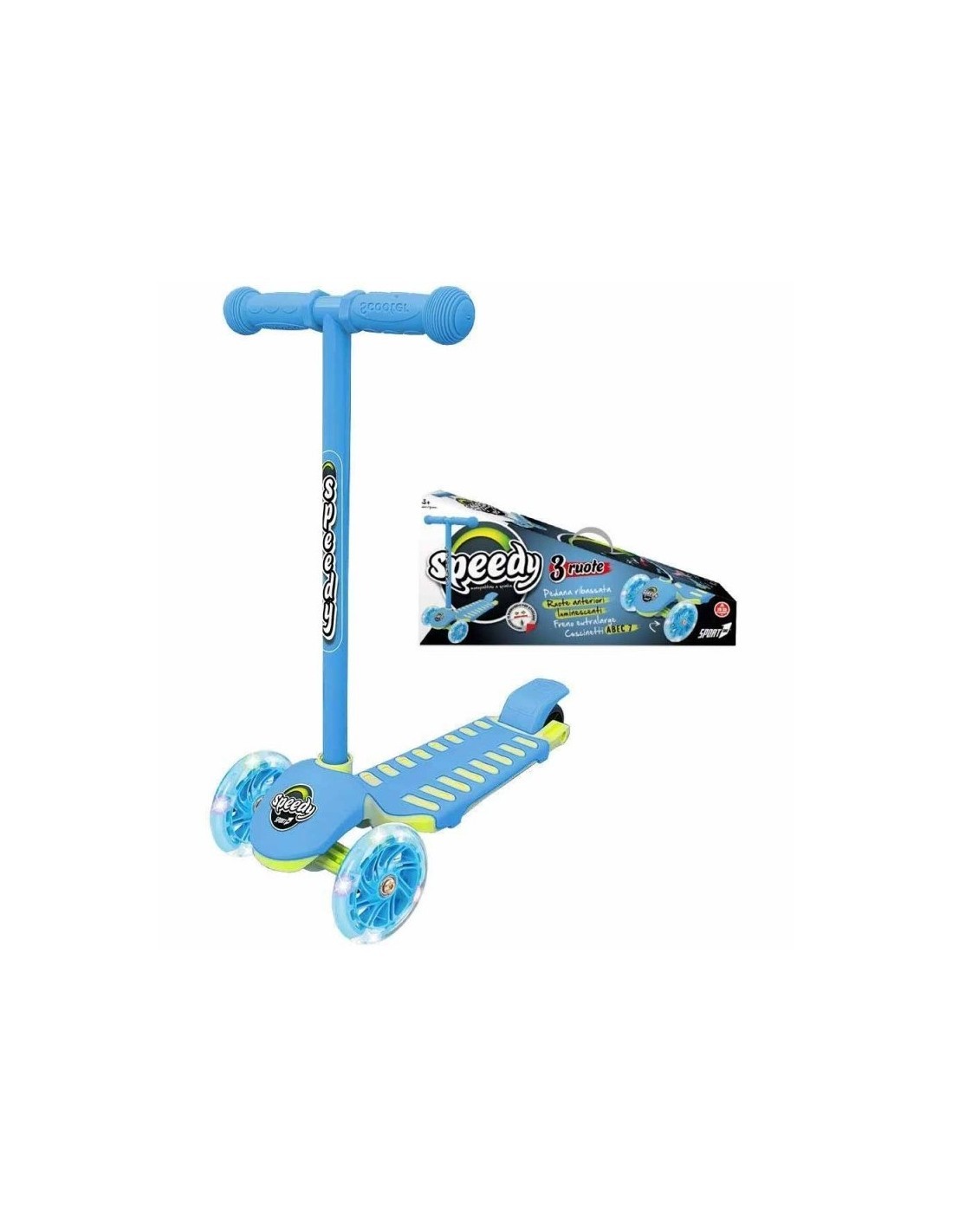 MONOPATTINO 707300151 3 RUOTE AZZURRO