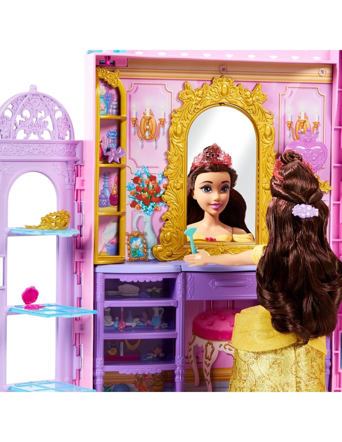 MATTEL DISNEY PRINCESS, GUARDAROBA DA FAVOLA, PLAYSET, 3+ ANNI