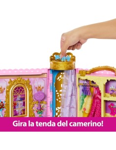 MATTEL DISNEY PRINCESS, GUARDAROBA DA FAVOLA, PLAYSET, 3+ ANNI