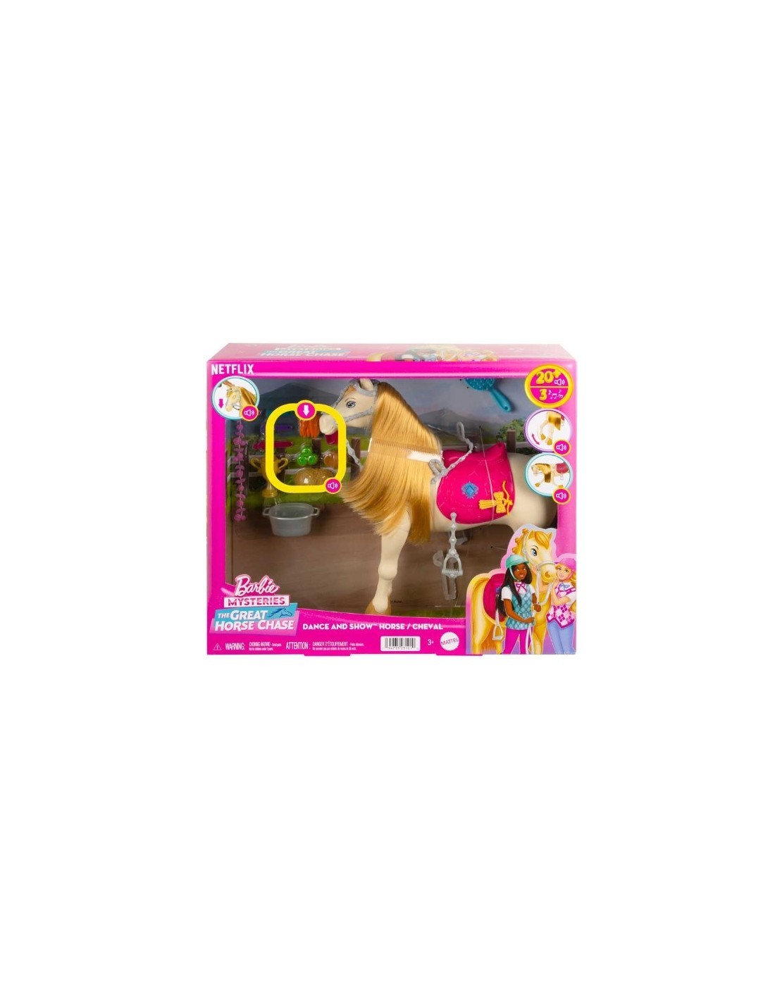 BARBIE, TORNADO, CAVALLO INTERATTIVO, 3+ ANNI