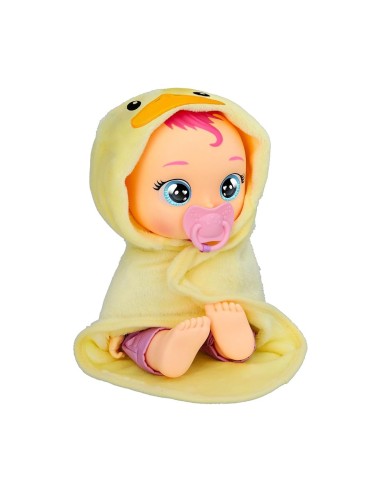 Cry Babies Newborn Bath Time Zoe, bambola che reagisce al bagno, giocattolo per bambini 18 mesi+