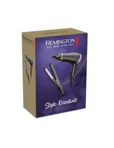 REMINGTON SET PHON 2000W + PIASTRA CAPELLI, NERO/VIOLA, D3016GP 2