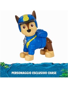 PAW Patrol Jungle Pups, veicolo tigre di Chase, personaggio Chase, lancia proiettili, 3 anni+