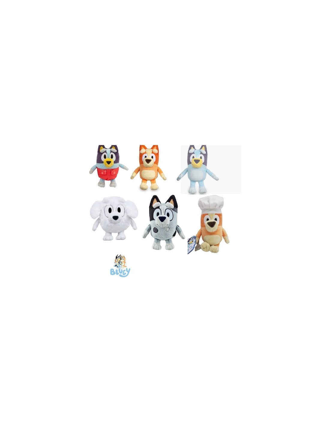 BLUEY BLY61000 PELUCHE 20CM ASSORTITO