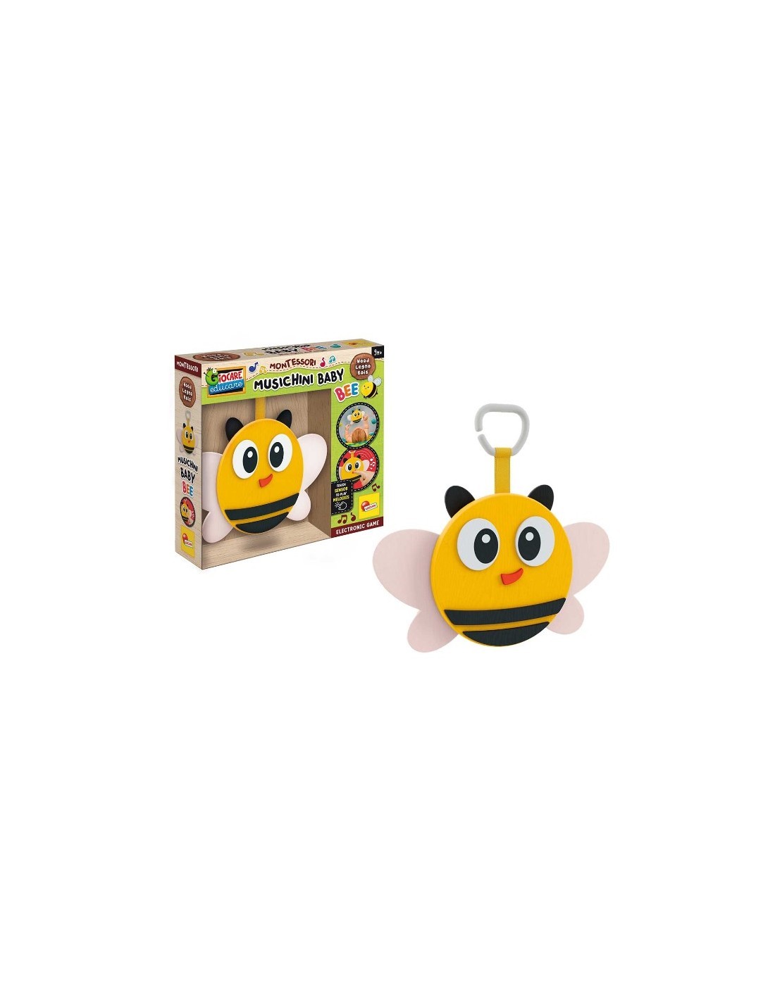 MONTESSORI  APE MUSICHINI BABY, GIOCO EDUCATIVO IN LEGNO