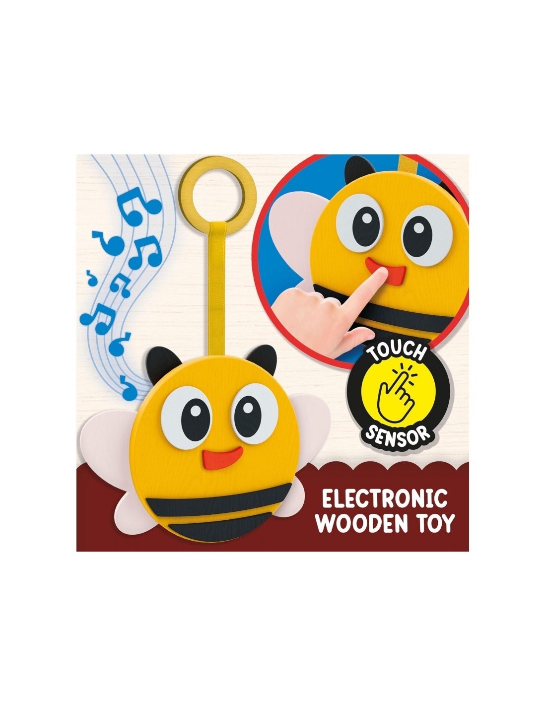 MONTESSORI  APE MUSICHINI BABY, GIOCO EDUCATIVO IN LEGNO