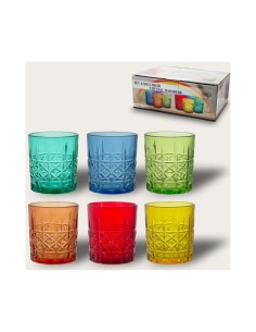CONF 6 BICCHIERI 58422 CRYSTAL RAINBOW 350ML
