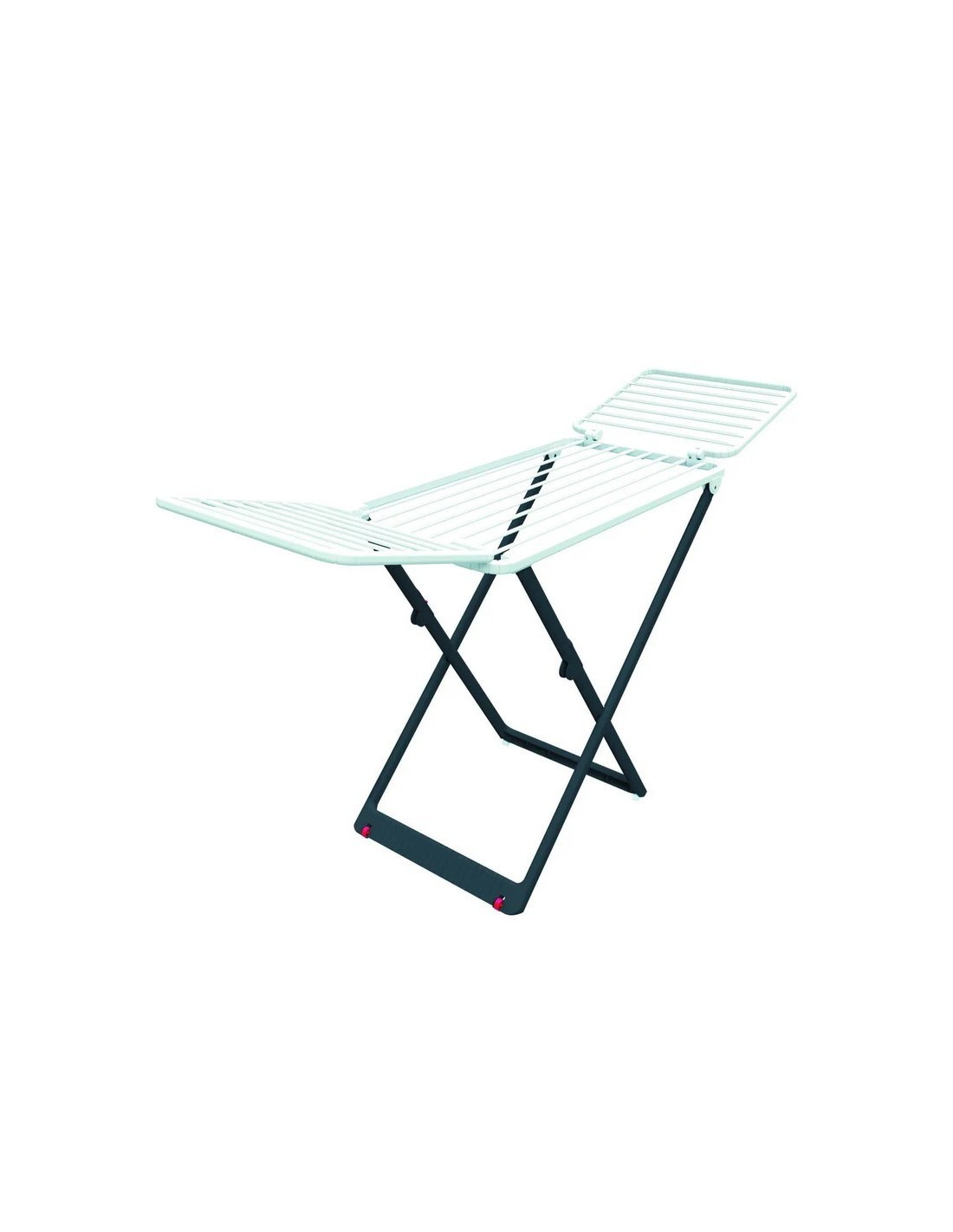 Stendibiancheria Perla, resina ultraresistente, con ruote, 20 metri di stenditura, pieghevole, cm 190x54,5x90h