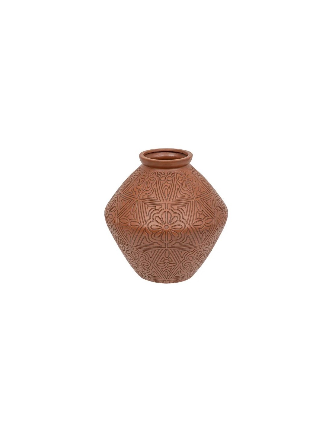 VASO 198116 EXOTIC PANAMA 34X35CM TERRACOTTA