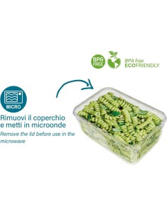 Set 3 Contenitori Quadrati Pedrini 500/900/1500ML