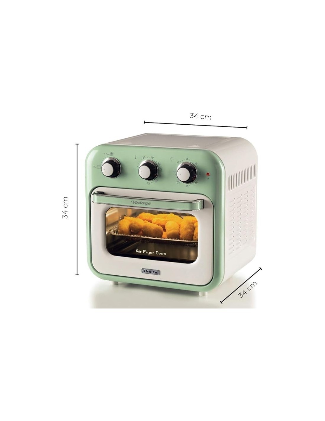 Forno Elettrico Ariete 4632 Verde 16LT Vintage | TreG ingrosso