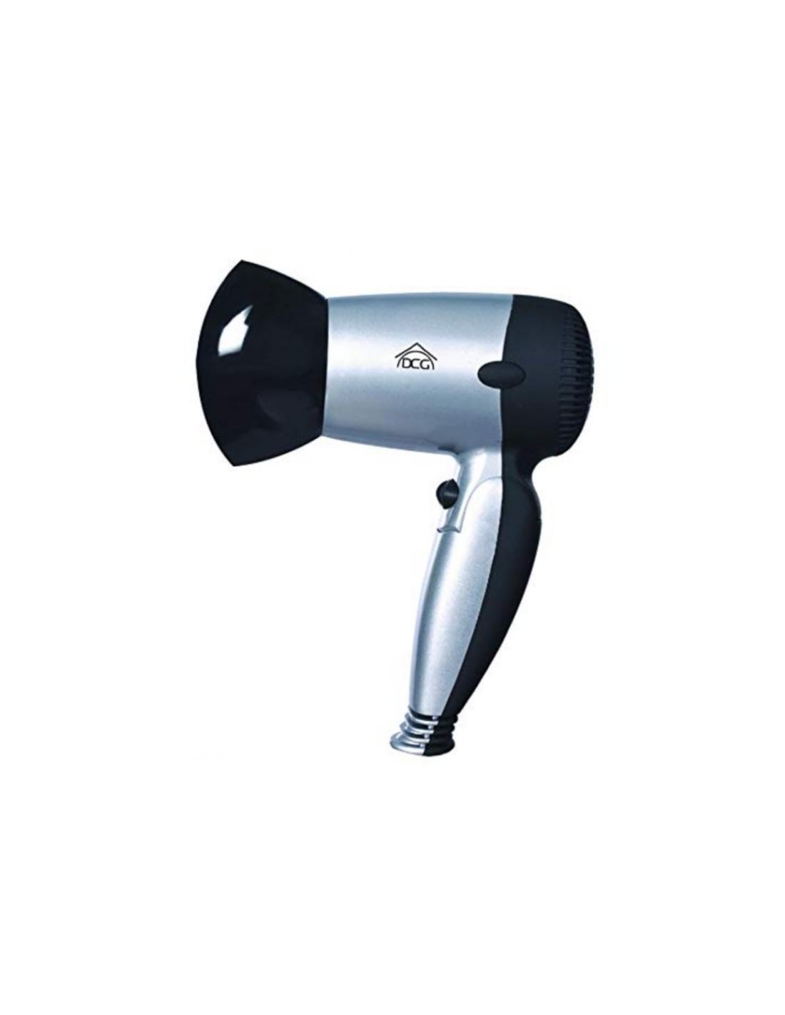 Phon da Viaggio, Compatto, 1200W, 2 Velocità, Impugnatura Pieghevole, 17,5x15,5x6,5 cm