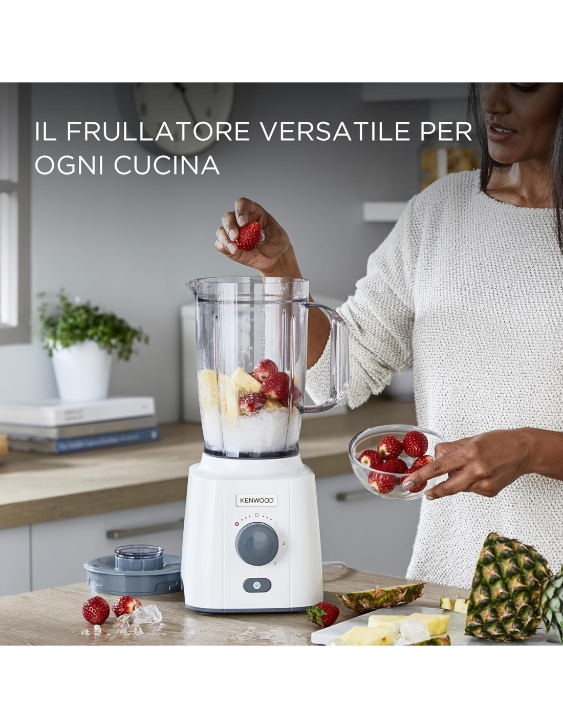 Frullatore Kenwood BLP41AO 650W con Caraffa da 1,5L | Tre G Ingrosso