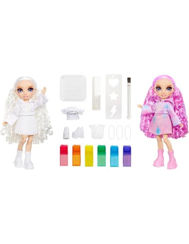 Rainbow High Watercolour & Create DIY Fashion Doll, Acquerelli Lavabili, Kit Tie-Dye, Colora, Crea, Gioca, Risciacqua e Ripeti