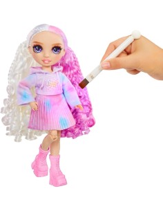 Rainbow High Watercolour & Create DIY Fashion Doll, Acquerelli Lavabili, Kit Tie-Dye, Colora, Crea, Gioca, Risciacqua e Ripeti