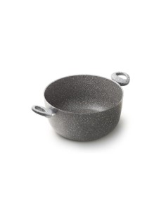 Casseruola Regina di Pietra 20 cm con Coperchio Vetro – Accademia Mugnano Induction