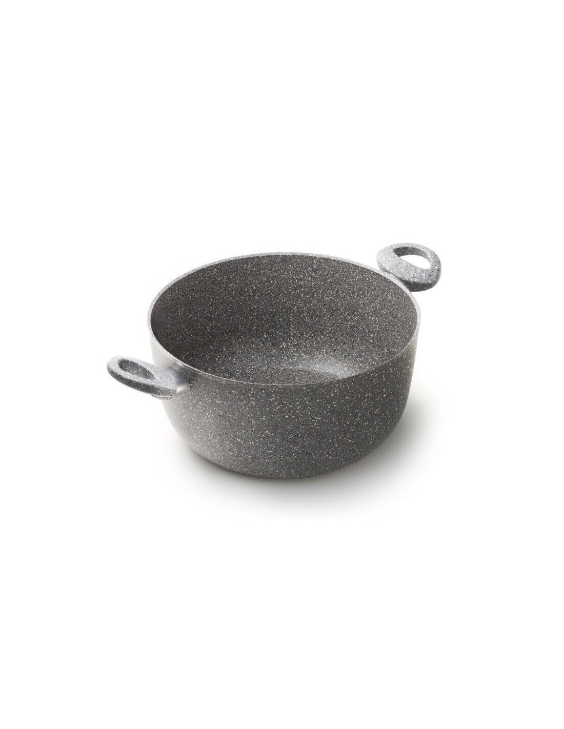 Casseruola Regina di Pietra 20 cm con Coperchio Vetro – Accademia Mugnano Induction