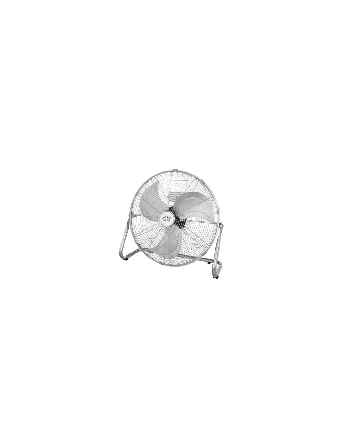 Ventilatore Box Fan DCG CRB1216, Ø 40 cm, 3 Pale in Metallo, 3 Velocità, 75W, Potente, Compatto, Silenzioso