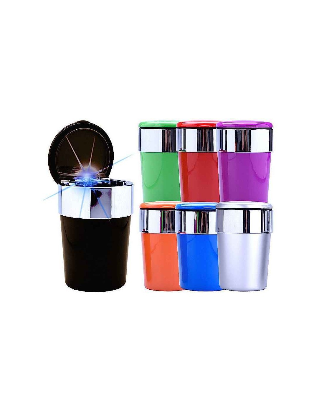 POSACENERE PER AUTO CON LUCE ASSORTITO