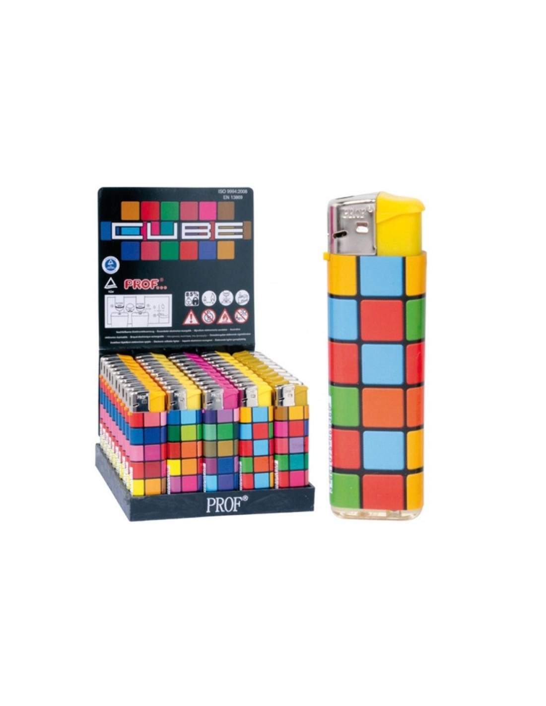 ACCENDINO ELETTRONICO CUBE COLORI ASSORTITI