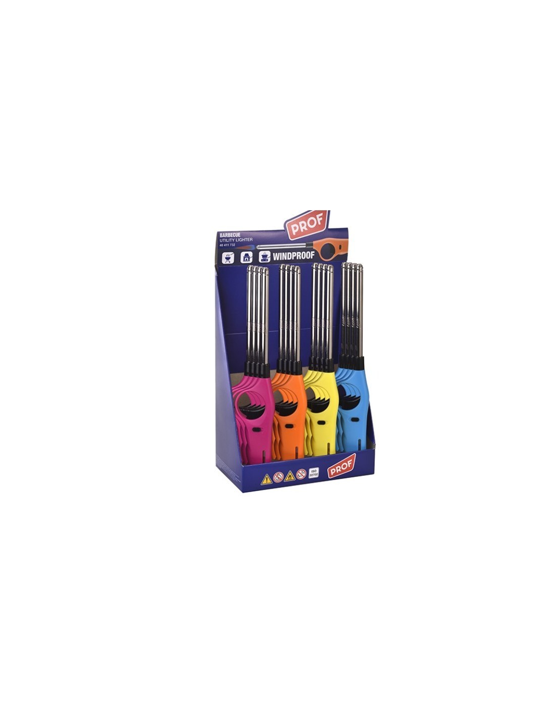 ACCENDIGAS HAKE ANTIVENTO COLORI ASSORTITI