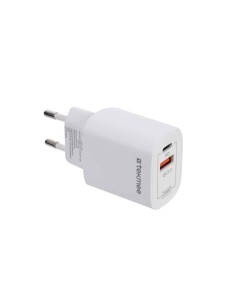 Tekmee Caricabatteria rapido da muro con 2 porte USB-C e USB-A 20W