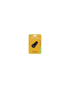 Tekmee Caricabatterie per auto nero a 2 porte USB Tipo A e Tipo C 12W