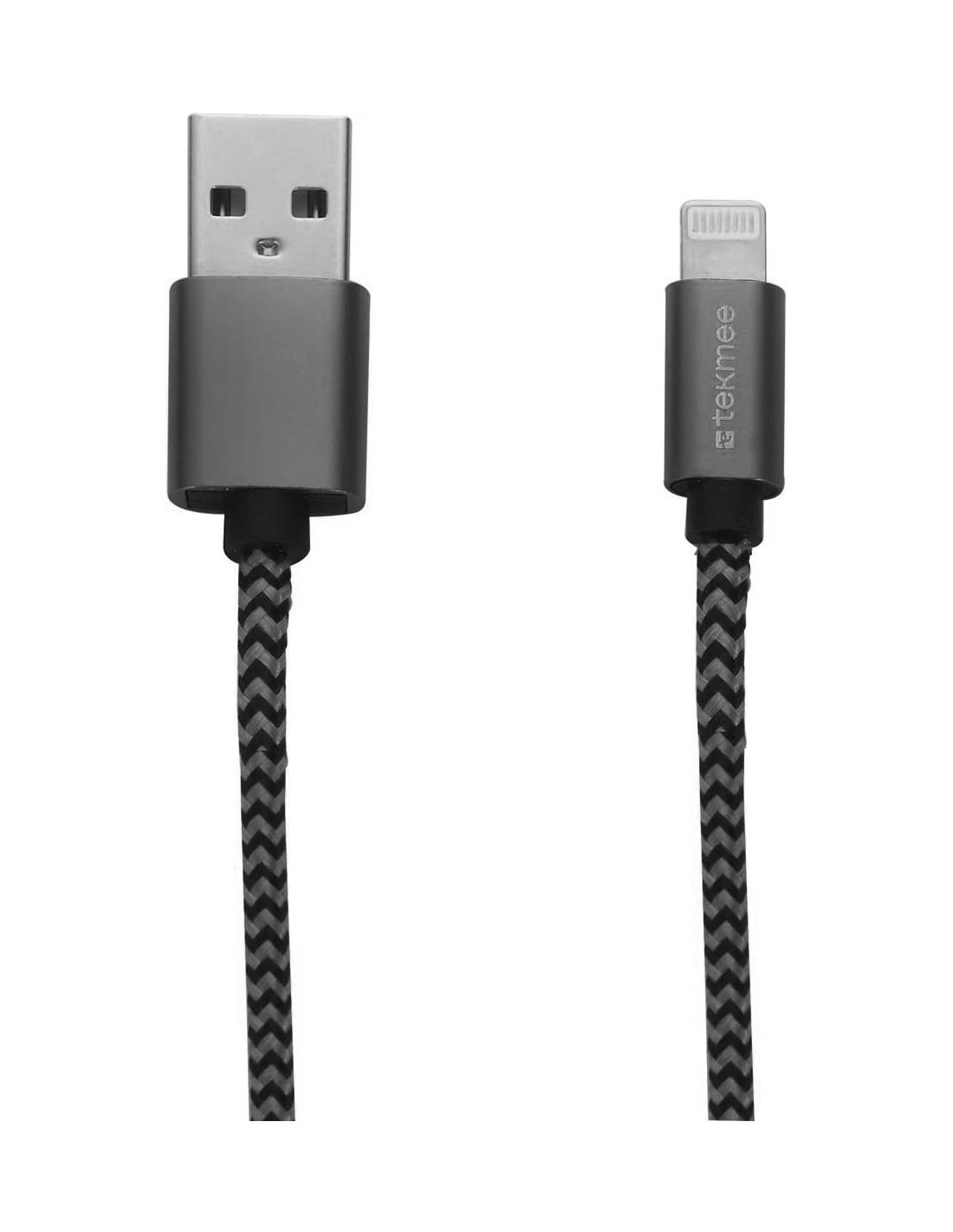 Tekmee Cavo USB Lightning 2A per iPhone Quick Charge 1 Metro Assortito Disponibile in Diversi Colori