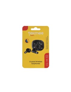 Tekmee coppia di auricolari tws stereo bluetooth crystal wireless