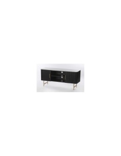 MOBILE LEGNO NERO PIANO MARMO 130X40X60CM VACCHETTI