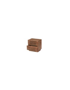 COMODINO LEGNO NATURALE 50X35X50CM