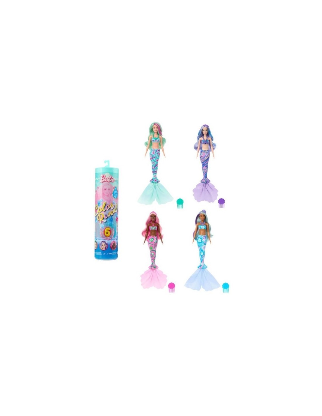 BARBIE HRK12 COLOR REVEAL SIRENA